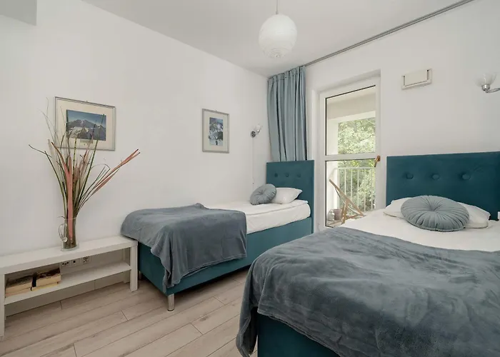 Elegancki Z Parkingiem I Umeblowanym Balkonem We Wroclawiu By Renters דירה *